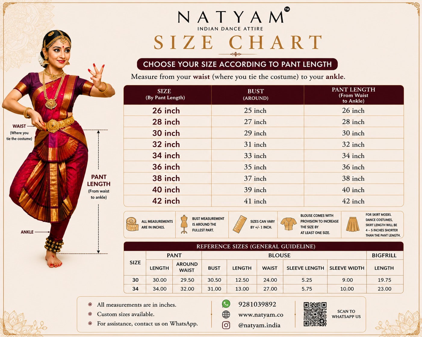 NATYAM Kuchipudi Dance Dress for Girls | Premium Imitation Pattu Classical Kuchipudi Costume | Stage Performance & Annual Day Wear (Crimson Red with Gold Accents)
